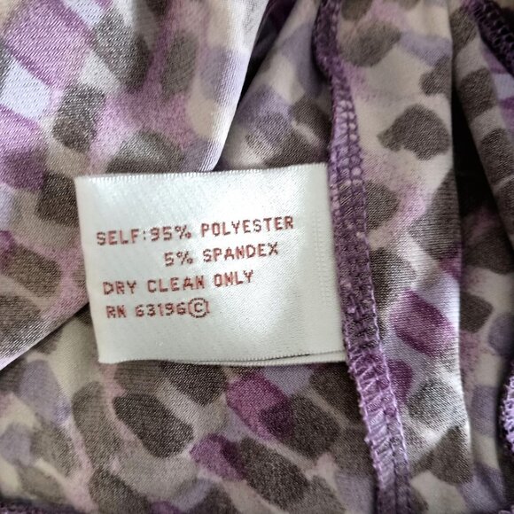 Suzi Chin for Maggie Boutique Purple Sheath Dress Women’s Size 6 Career Party - Picture 5 of 6